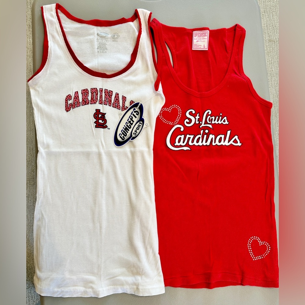 St. Louis Cardinals Tank Tops - Size Large